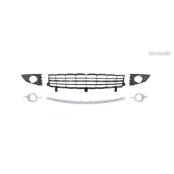 RENAULT GRAND OU COURT SCENIC 2 PHASE 2  GRILLE CALANDRE DE PARE-CHOCS AVANT NOIR OU AVEC BAGUETTE ALUMINIUM