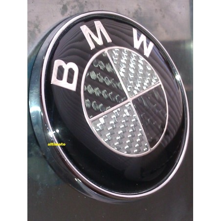 BMW LOGO CARBON COFFRE SERIE 1  E88 E82 128I 135I