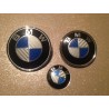 2x LOGO COFFRE CAPOT BMW CARBON BLEU E39 E46 X5 E38 E90 E91 E92 E93 Z3 Z4 E53 E65