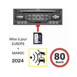 PEUGEOT CITROEN CARTE SD GPS NAVIGATION 2024 système WIPNav et MyWay  carte SD 2024