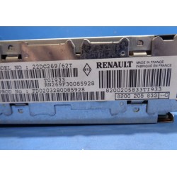 RADIO AMPLI TUNER CABASSE 8200205833 RENAULT LAGUNA 2 ESPACE 4 MEGANE 2 SCENIC 2 8200597450  8200735413  8200326982