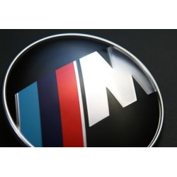 1X LOGO COFFRE OU CAPOT BMW M/// E39 E46 X5 E38 E90 E91 E92 E93 Z3 Z4 E53 E65