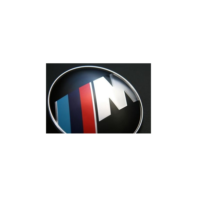 1X LOGO COFFRE OU CAPOT BMW M/// E39 E46 X5 E38 E90 E91 E92 E93 Z3 Z4 E53 E65