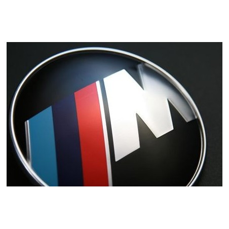 1X LOGO COFFRE OU CAPOT BMW M/// E39 E46 X5 E38 E90 E91 E92 E93 Z3 Z4 E53 E65