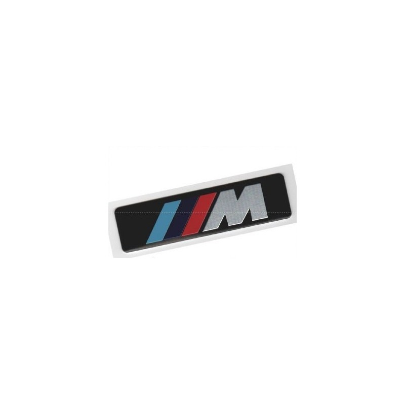 2X LOGO BAGUETTE DE PORTE M/// BMW E36 E39 E46 E53 E38 E39 E65 E60 E90 E92 ORIGINAL M POWER