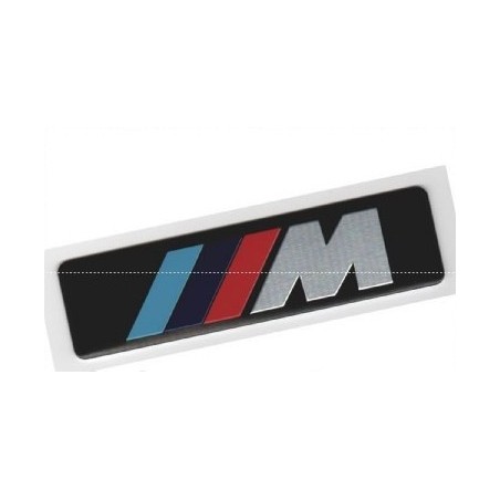 2X LOGO BAGUETTE DE PORTE M/// BMW E36 E39 E46 E53 E38 E39 E65 E60 E90 E92 ORIGINAL M POWER