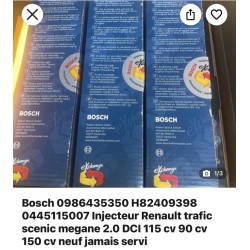Injecteur Bosch 0986435350...
