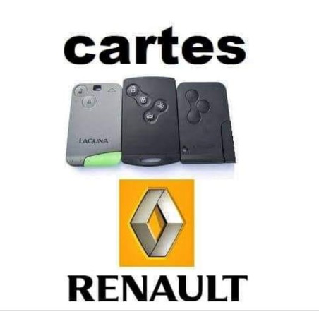 CARTE DE DEMARRAGE NEUVE VIERGE SCÉNIC 3 MÉGANE 3 FLUENCE ETC… A FAIRE PROGRAMMER