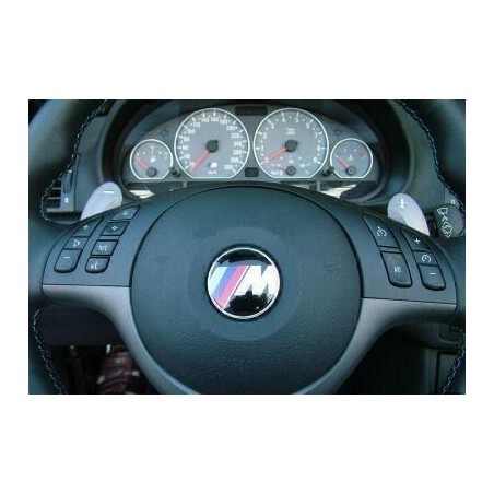 BMW LOGO VOLANT JANTE M/// E39 E46 X5 E38 E90 E91 E92 E93 Z3 Z4 E53 E65