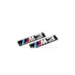 2X LOGO M3 E36 E46 E39 E60 E90 E92 E93 BAGUETTE DE PORTE M/// BMW E36 E39 E46 E53 E38 E39 E65 E60 E90 E92 ORIGINAL M POWER