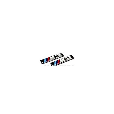 2X LOGO M3 E36 E46 E39 E60 E90 E92 E93 BAGUETTE DE PORTE M/// BMW E36 E39 E46 E53 E38 E39 E65 E60 E90 E92 ORIGINAL M POWER