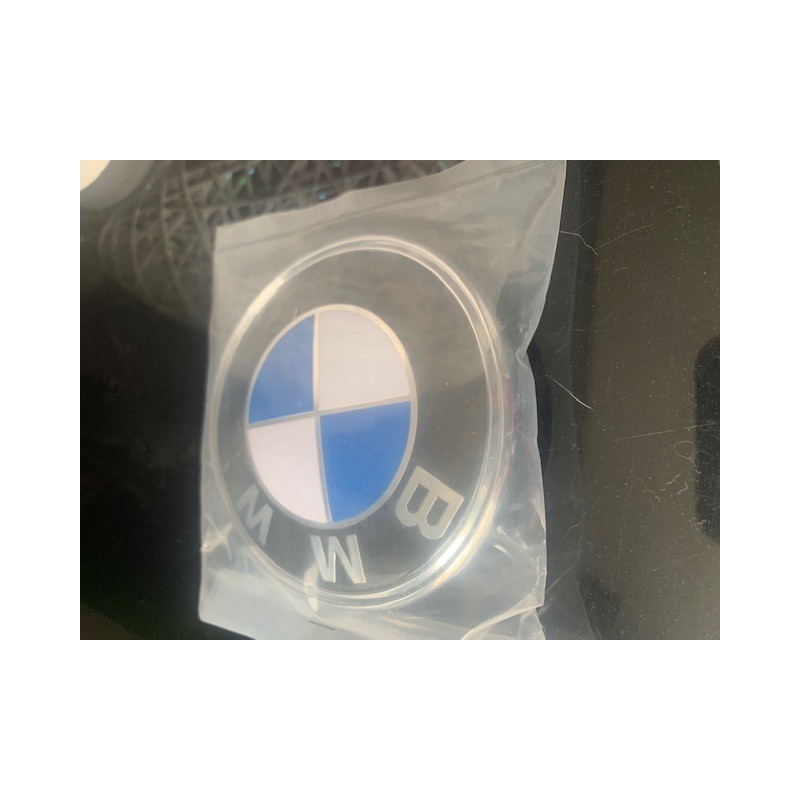 2X BMW LOGO CAPOT 82MM ET COFFRE 88 MM BMW 635CSI 635 CSI E24 E28 E30 316I 318I 320I 323I 325I 328I BLEU ET BLANC