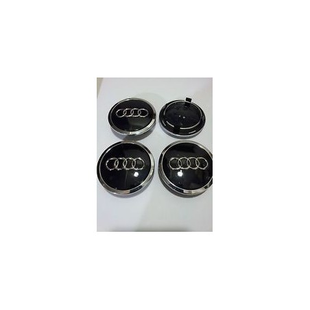 LOGO JANTE NOIR AUDI A4 A6 S4 S6