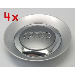 4X LOGO JANTE AUDI A4 A6 S4 S6 TT DIAMETRE 150mm