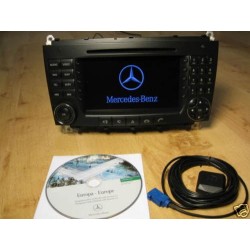 MERCEDES GPS NAVIGATION CLK W209 COMAND APS NTG2 DVD BLUETOOTH 16.9 COULEUR APS GPS CLASS C W209 NTG 2