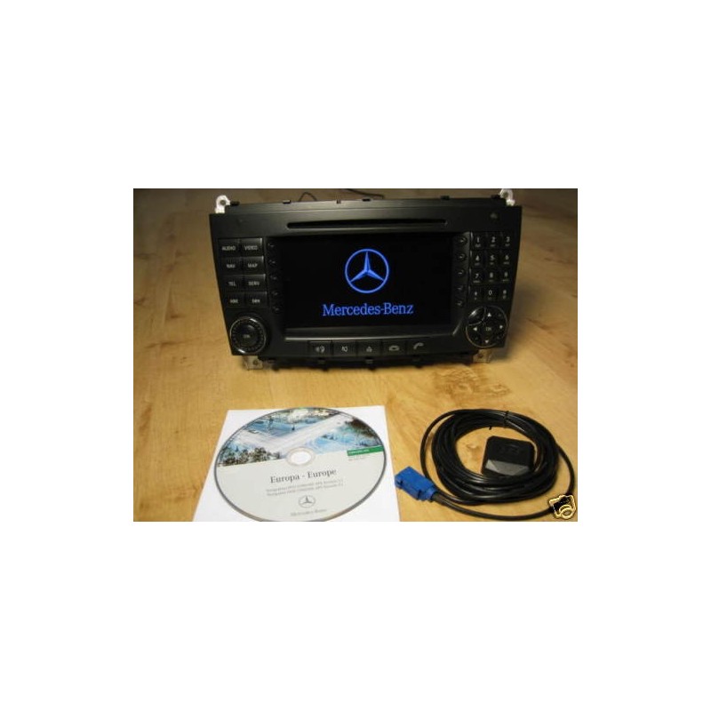 MERCEDES GPS NAVIGATION CLK W209 COMAND APS NTG2 DVD BLUETOOTH 16.9 COULEUR APS GPS CLASS C W209 NTG 2