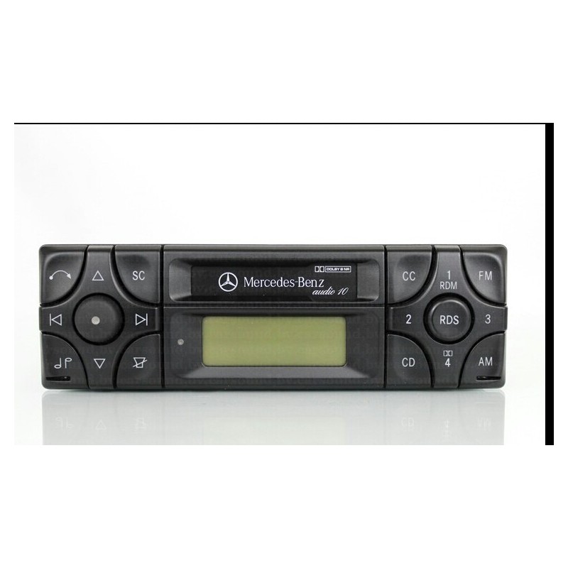 MERCEDES AUTORADIO 10 CC BECKER BE 3200 3100 W202 W124 W208 W210 W463 R129 R170 BE3100