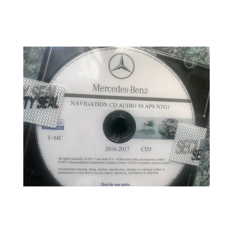 CD NAVIGATION GPS FRANCE 2017 APS50 NTG1 EUROPE APS 50 V12 W211 w219 w220 w171 NTG1 CLASS S CLASS E CLS GPS MERCEDES