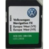 CARTE SD NAVIGATION FRANCE - EUROPE RNS310 V9 2017 PASSAT GOLF 5 6 TIGUAN SIROCCO