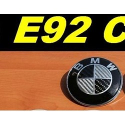 LOGO COFFRE BMW CARBONE NOIR E92 E93 M3 EMBLEM