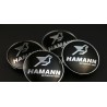 4X LOGO JANTE BMW HAMANN BLACK FORGED E60 E87 E39 E46 X5 E38 E90 E91 E92 E93 Z3 Z4 E53 E65 X3 M3 M5