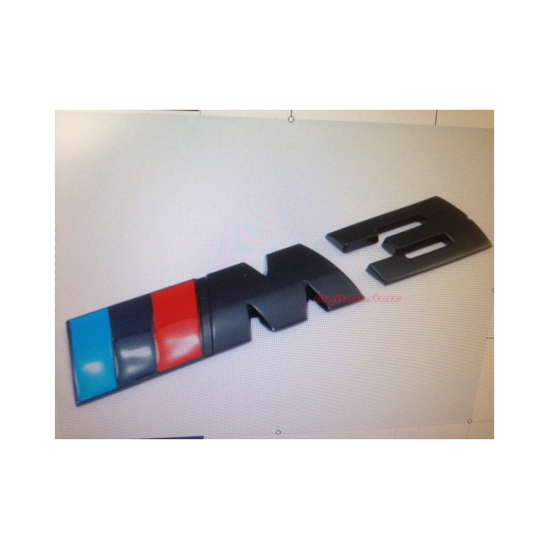 BMW LOGO INSIGNE COFFRE ARRIERE M3 M 3 E39 E46 X5 E38 E90 E91 E92 E93 Z3 Z4 E53 E65