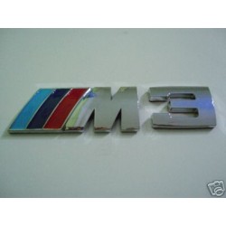 BMW LOGO INSIGNE ALU COFFRE ARRIERE M3 M 3 E39 E46 X5 E38 E90 E91 E92 E93 Z3 Z4 E53 E65