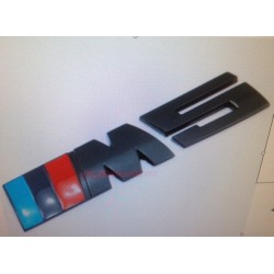 BMW LOGO INSIGNE ALU NOIR SWARTZ COFFRE ARRIERE M5 M 5 E39 E46 X5 E38 E90 E91 E92 E93 Z3 Z4 E53 E65