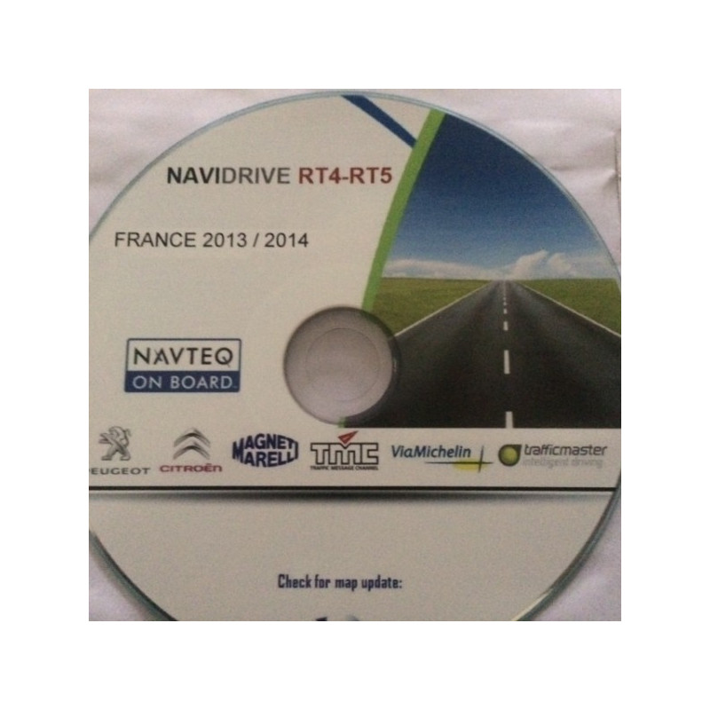 CD GPS PEUGEOT CITROEN 2013 2014 RT4 RT5 WIP COM NAVIDRIVE