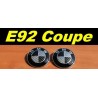 KITS LOGO BMW E92 JANTE CAPOT VOLANT BMW CARBON NOIR E39 E46 X5 E38 E90 E91 E92 E93 Z3 Z4 E53 E65 X3 M3 M5 E90 E36 ...