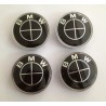 4X LOGO JANTE BMW NOIR E39 E46 X5 E38 E90 E91 E92 E93 Z3 Z4 E53 E65