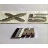 bmw KITS INSIGNE LOGO MONOGRAMME X5 COFFRE ARRIERE ABS + LOGO M TECH M5 E39 E46 X5 E38 E90 E91 E92 E93 Z3 Z4 E53 E65