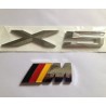 bmw KITS INSIGNE LOGO MONOGRAMME X5 COFFRE ARRIERE ABS + LOGO M TECH M5 E39 E46 X5 E38 E90 E91 E92 E93 Z3 Z4 E53 E65