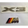 BMW KITS INSIGNE LOGO MONOGRAMME X3 COFFRE ARRIERE ABS + LOGO M TECH M5 E39 E46 X5 E38 E90 E91 E92 E93 Z3 Z4 E53 E65