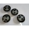 4X LOGOS JANTE BMW CARBON NOIR 68 MM E39 E46 X5 E38 E90 E91 E92 E93 Z3 Z4 E53 E65 X3 M3 M5 E90 E36 ETC...