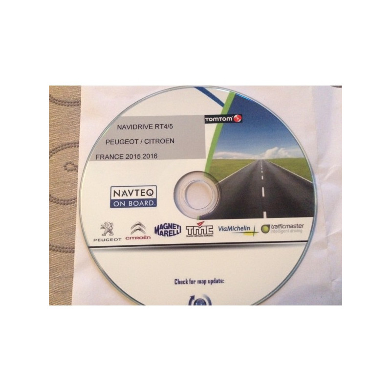 CD GPS PEUGEOT CITROEN 2015 2016 RT4 RT5 WIP COM NAVIDRIVE