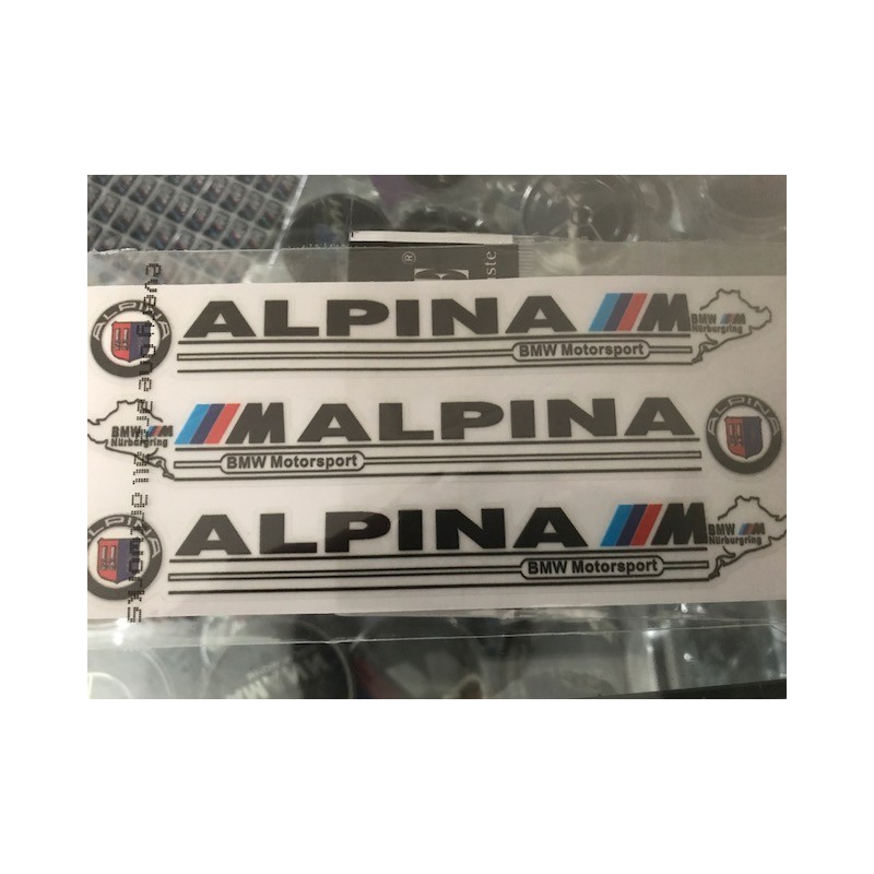 AUTOCOLLANT RETRO ALPINA BMW E87 E82 E39 E46 X5 E38 E90 E91 E92 E93 Z3 Z4 E53 E88 E65 X3 M3 M5 E90 E36