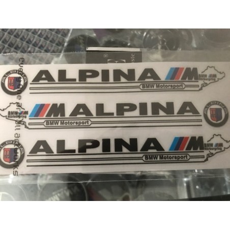 AUTOCOLLANT RETRO ALPINA BMW E87 E82 E39 E46 X5 E38 E90 E91 E92 E93 Z3 Z4 E53 E88 E65 X3 M3 M5 E90 E36