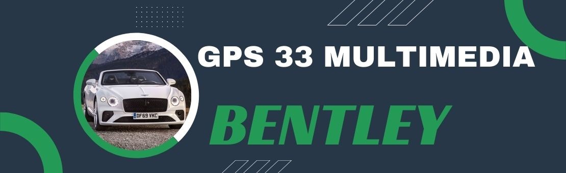GPS d’origine constructeur embarqué, autoradio et téléphonie pour Bentley
